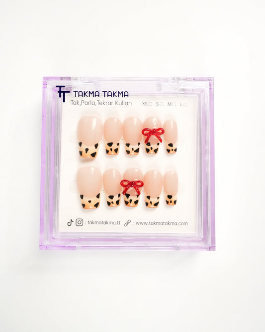 10'lu Ten Orta Balerin TT1130 Tekrar Kullanılabilir El Yapımı Protez Takma Tırnak