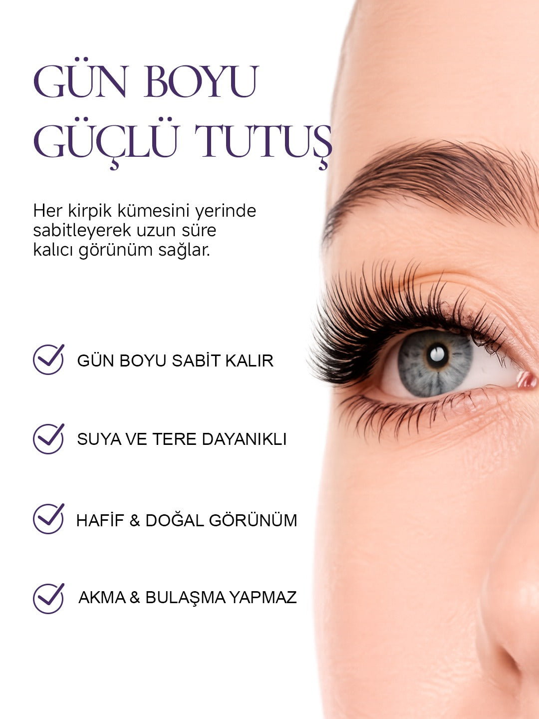 Kirpik Yapıştırıcı ve Sabitleyici 2 si 1 Arada KP1480 - 5 ml Takma Takma