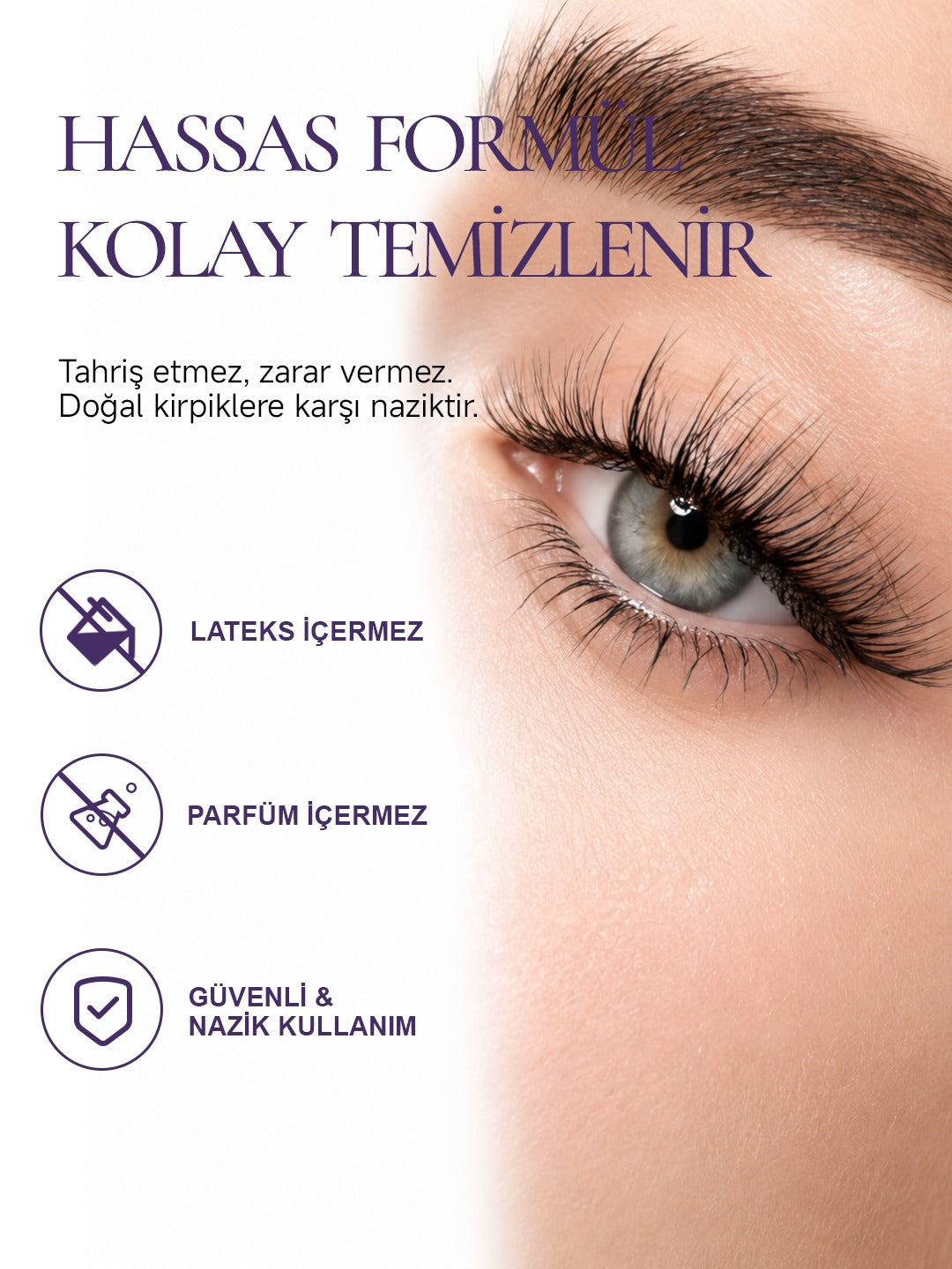 Kirpik Yapıştırıcı ve Sabitleyici 2 si 1 Arada KP1480 - 5 ml Takma Takma