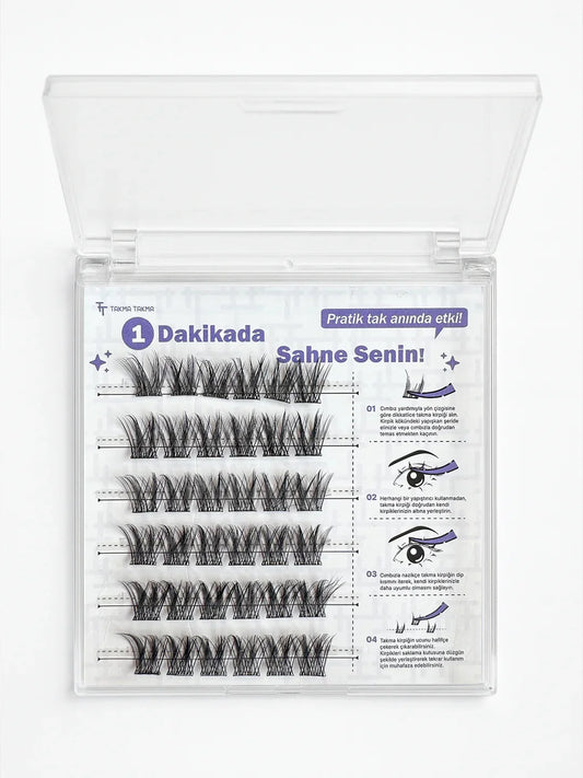 KP1450 - Takma Kirpik Kendinden Yapışkanlı Siyah