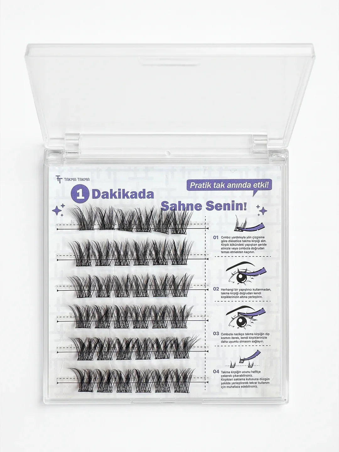 KP1450 - Takma Kirpik Kendinden Yapışkanlı Siyah