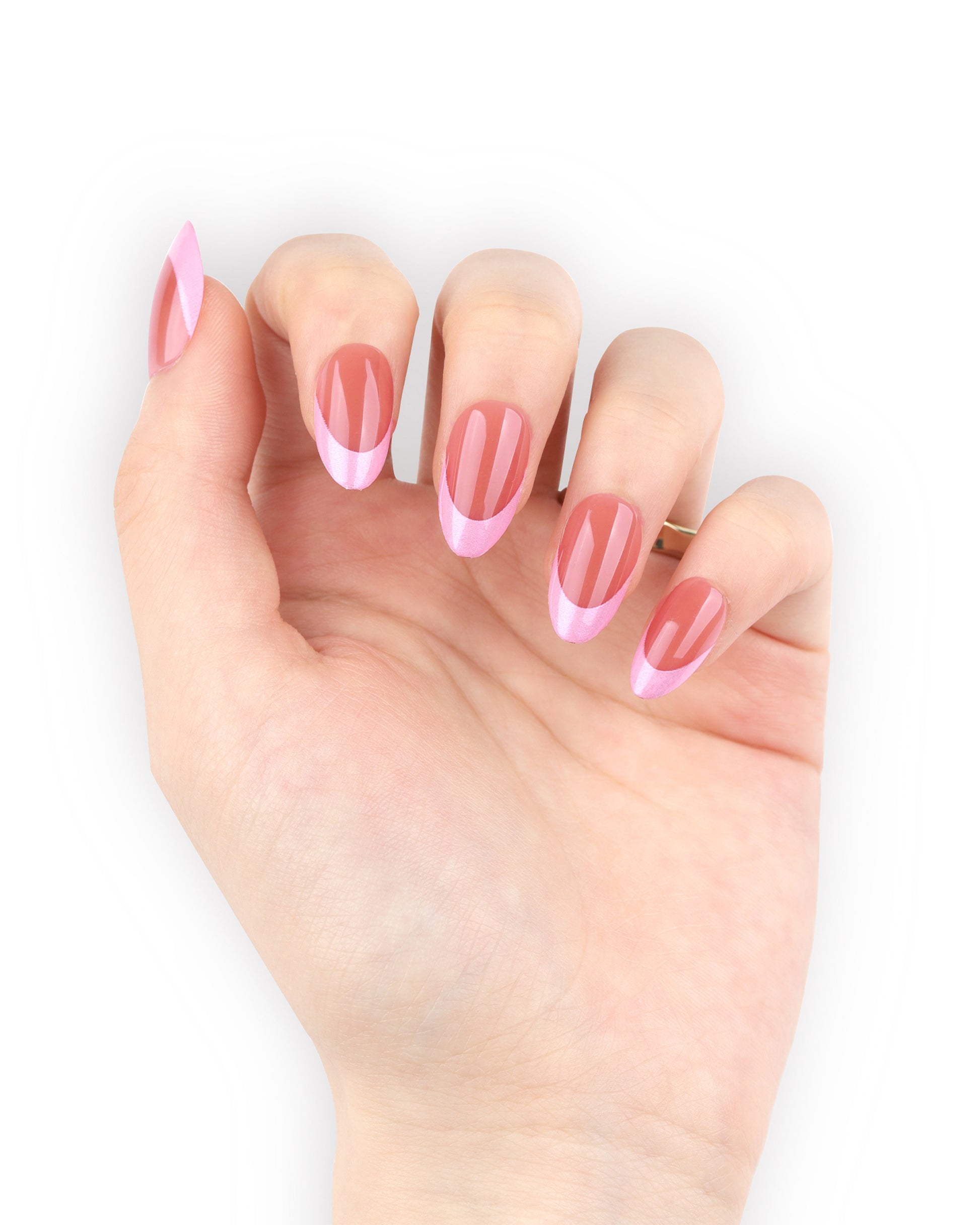 MKBD1718 Kısa Badem 30'lu Standart Beden Tekrar Kullanılabilir Protez Takma Tırnak