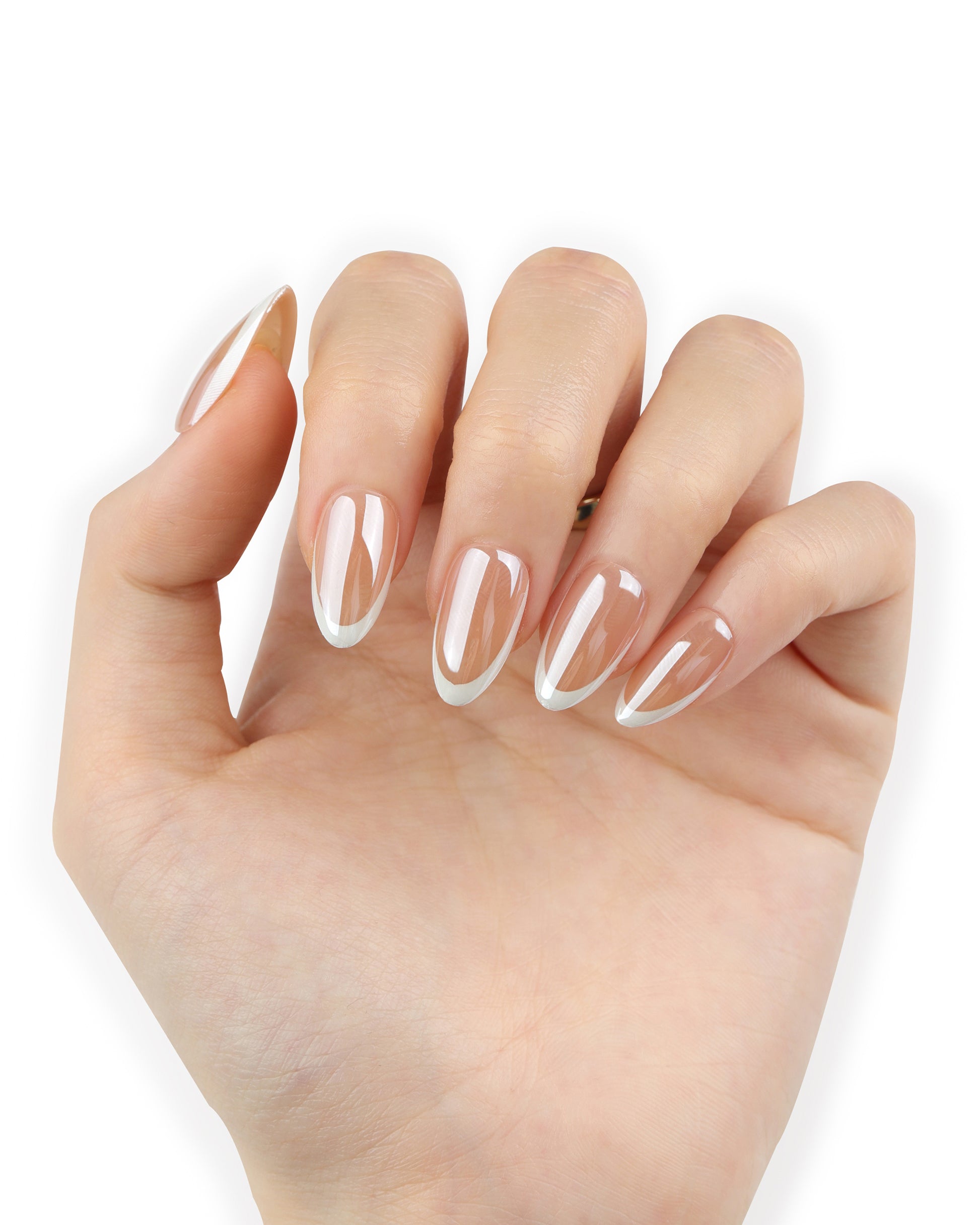 MKBD1725 Kısa Badem Standart Beden 30'lu Tekrar Kullanılabilir Protez Takma Tırnak