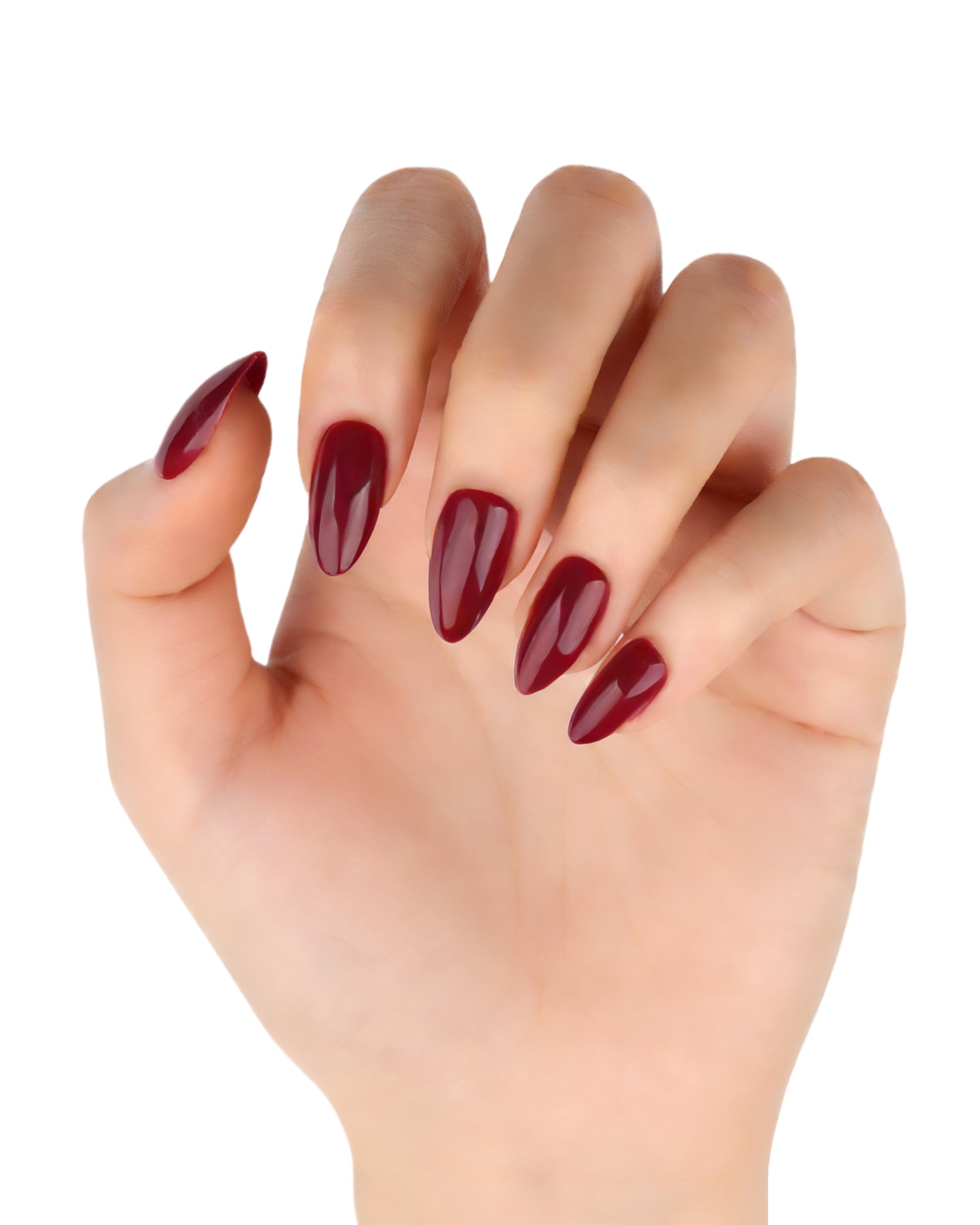 MKBD1727 Kısa Badem Standart Beden 30'lu Tekrar Kullanılabilir Protez Takma Tırnak