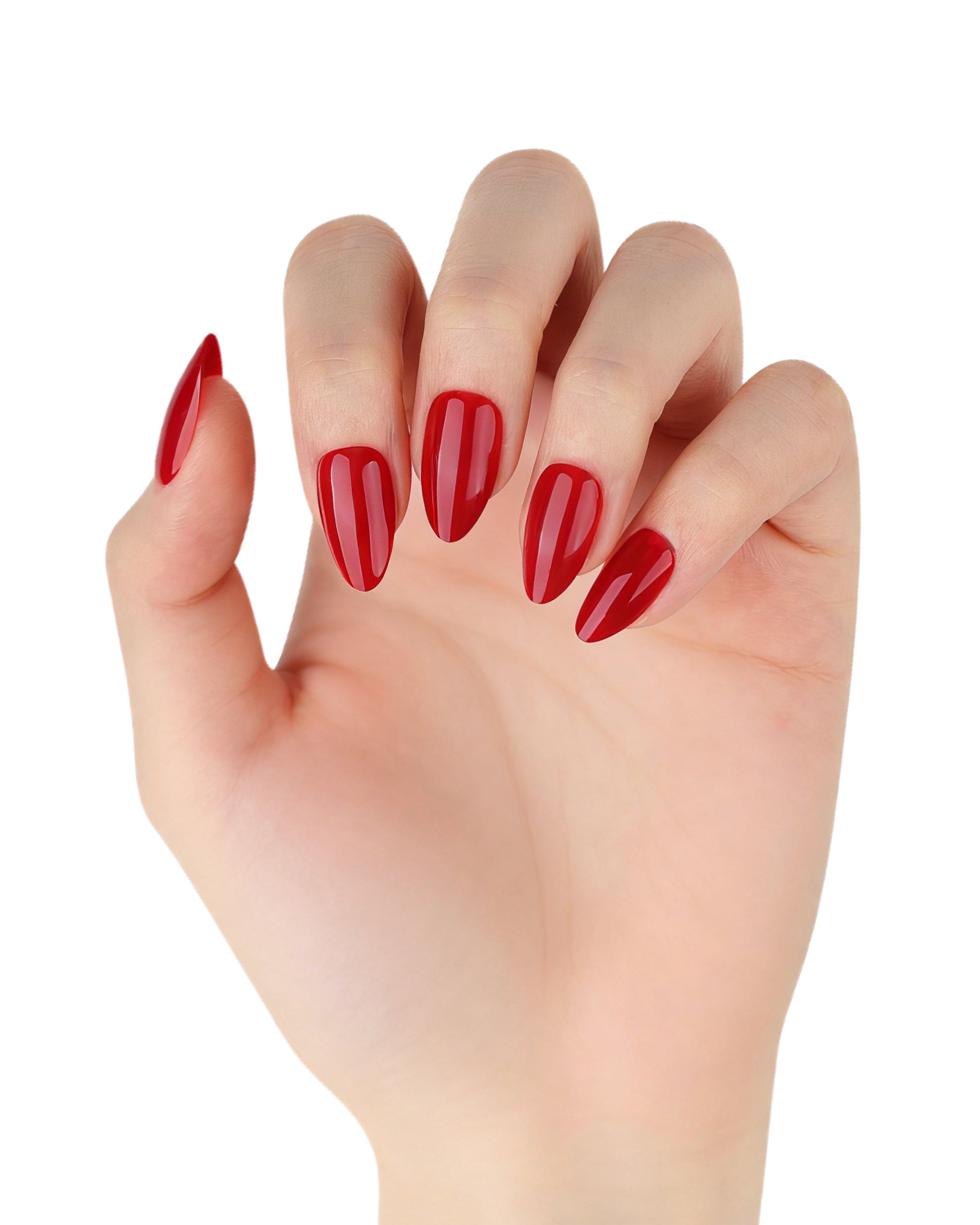 MKBD1728 Kısa Badem Standart Beden 30'lu Tekrar Kullanılabilir Protez Takma Tırnak