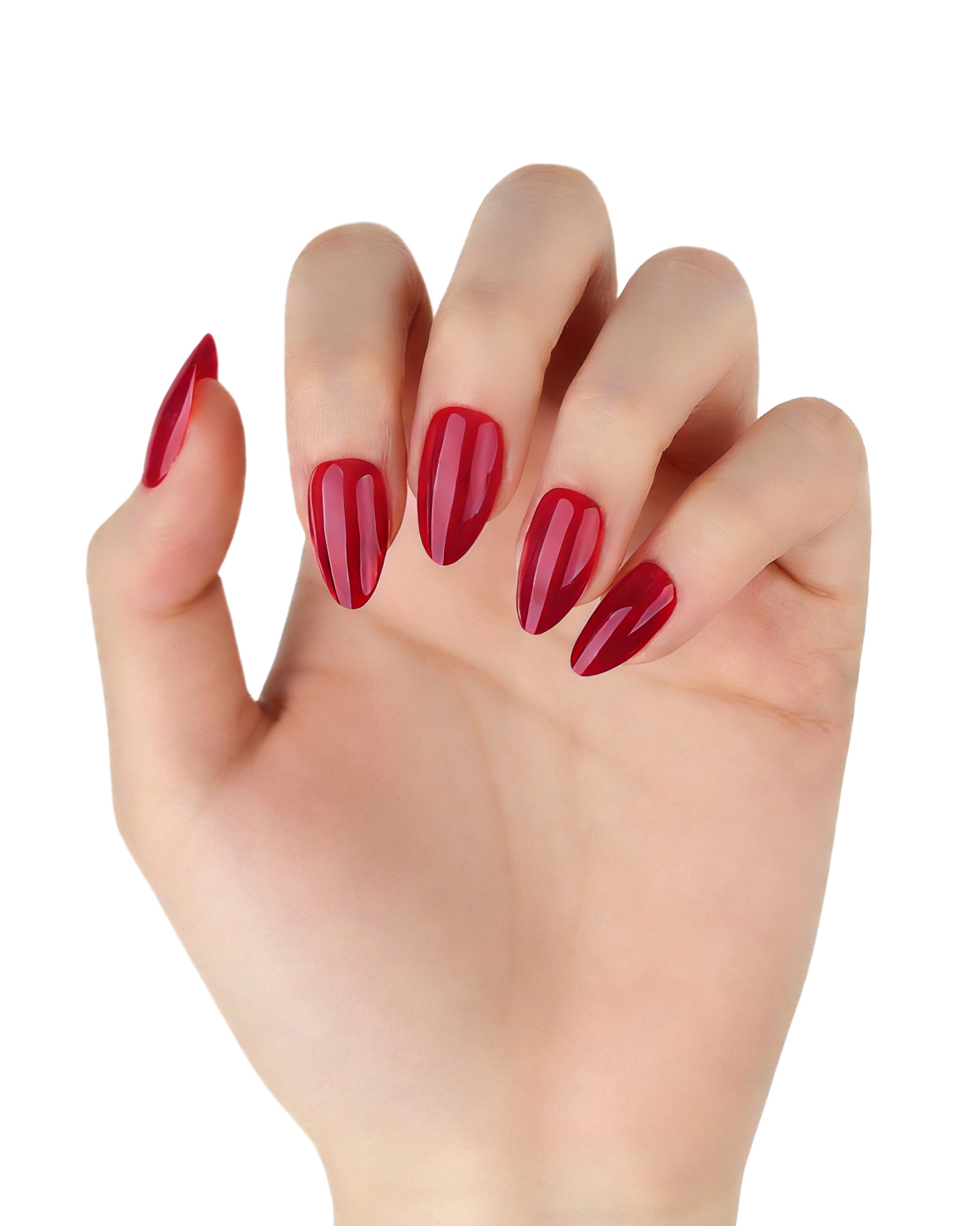 MKBD1729 Kısa Badem Standart Beden 30'lu Tekrar Kullanılabilir Protez Takma Tırnak