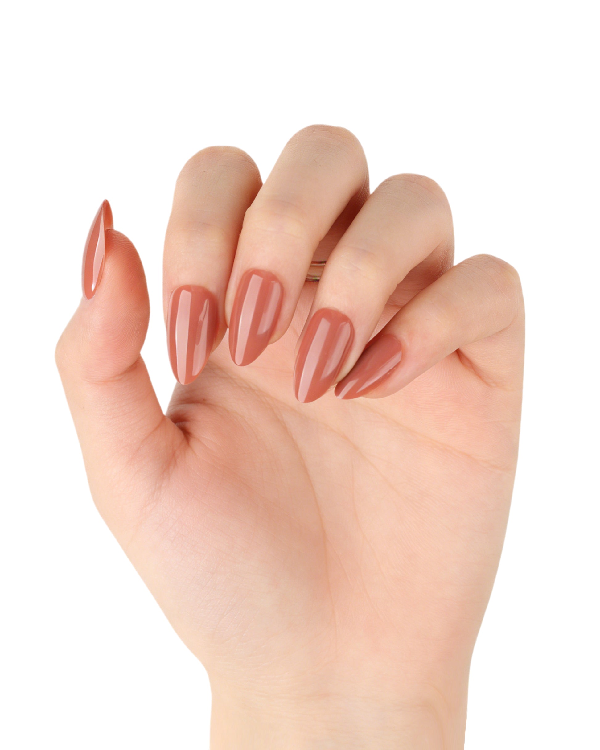 MKBD1731 Kısa Badem Standart Beden 30'lu Tekrar Kullanılabilir Protez Takma Tırnak