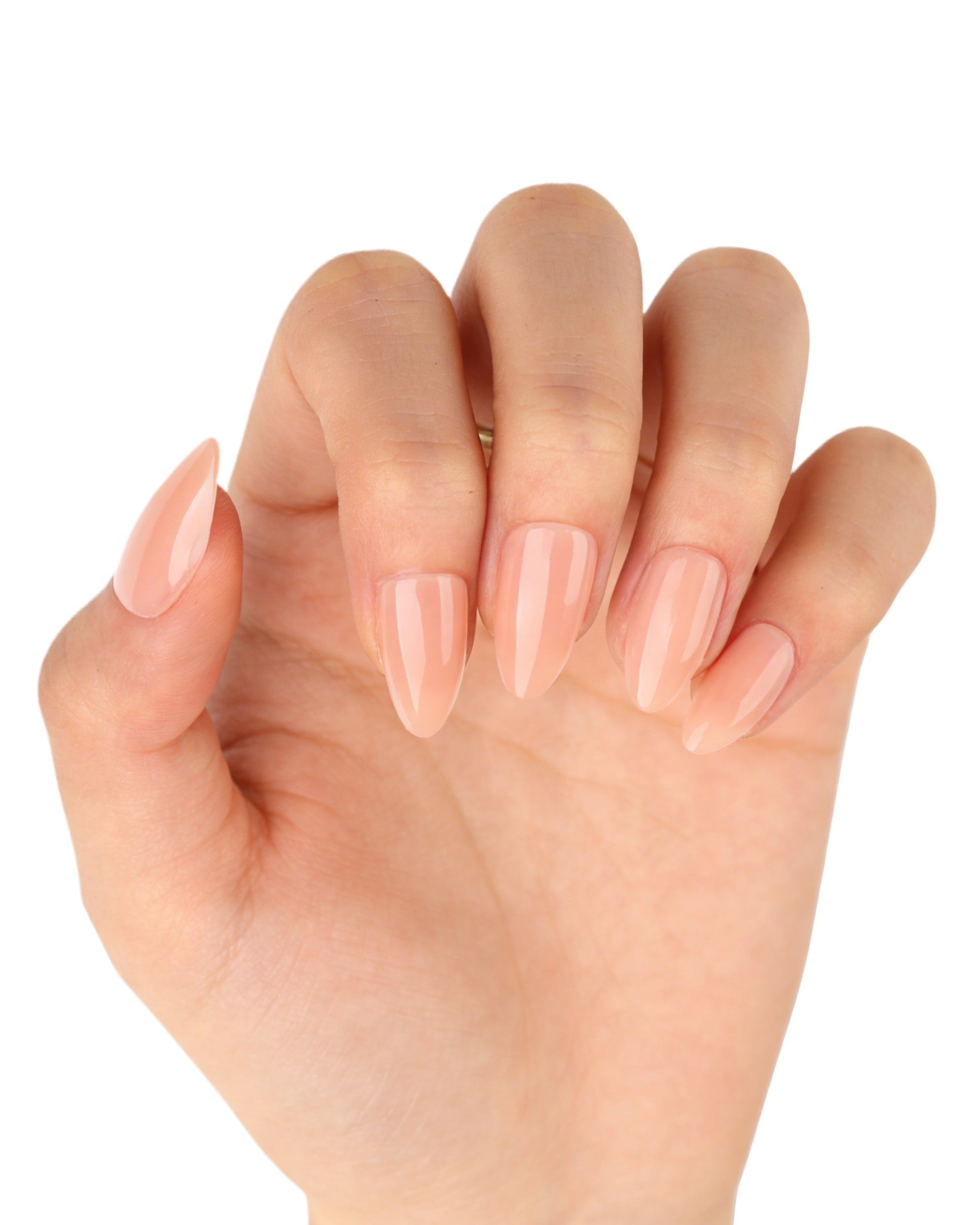 MKBD1739 Kısa Badem 30'lu Standart Beden Tekrar Kullanılabilir Protez Takma Tırnak