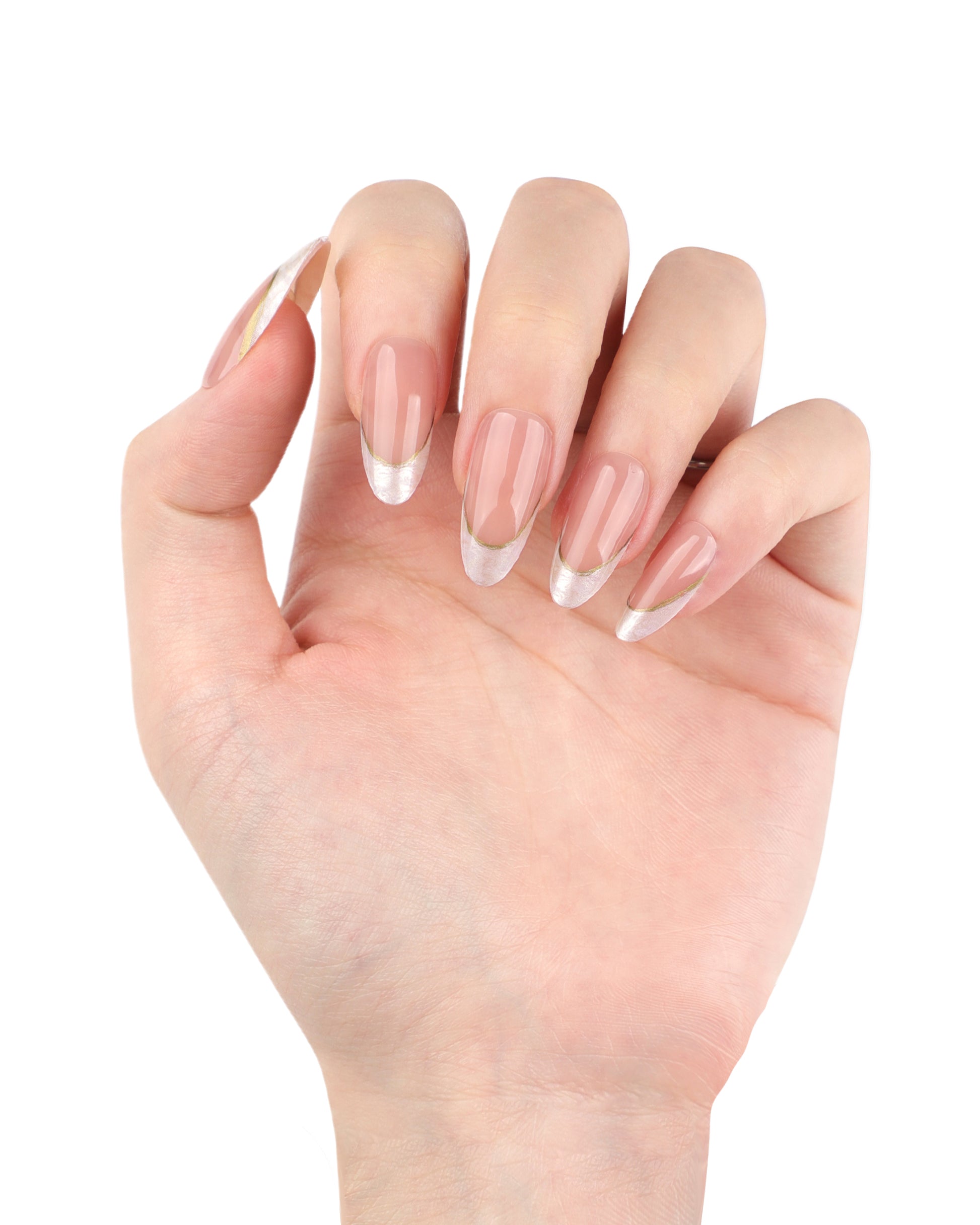 MKBD1742 Kısa Badem Standart Beden 30'lu Tekrar Kullanılabilir Protez Takma Tırnak