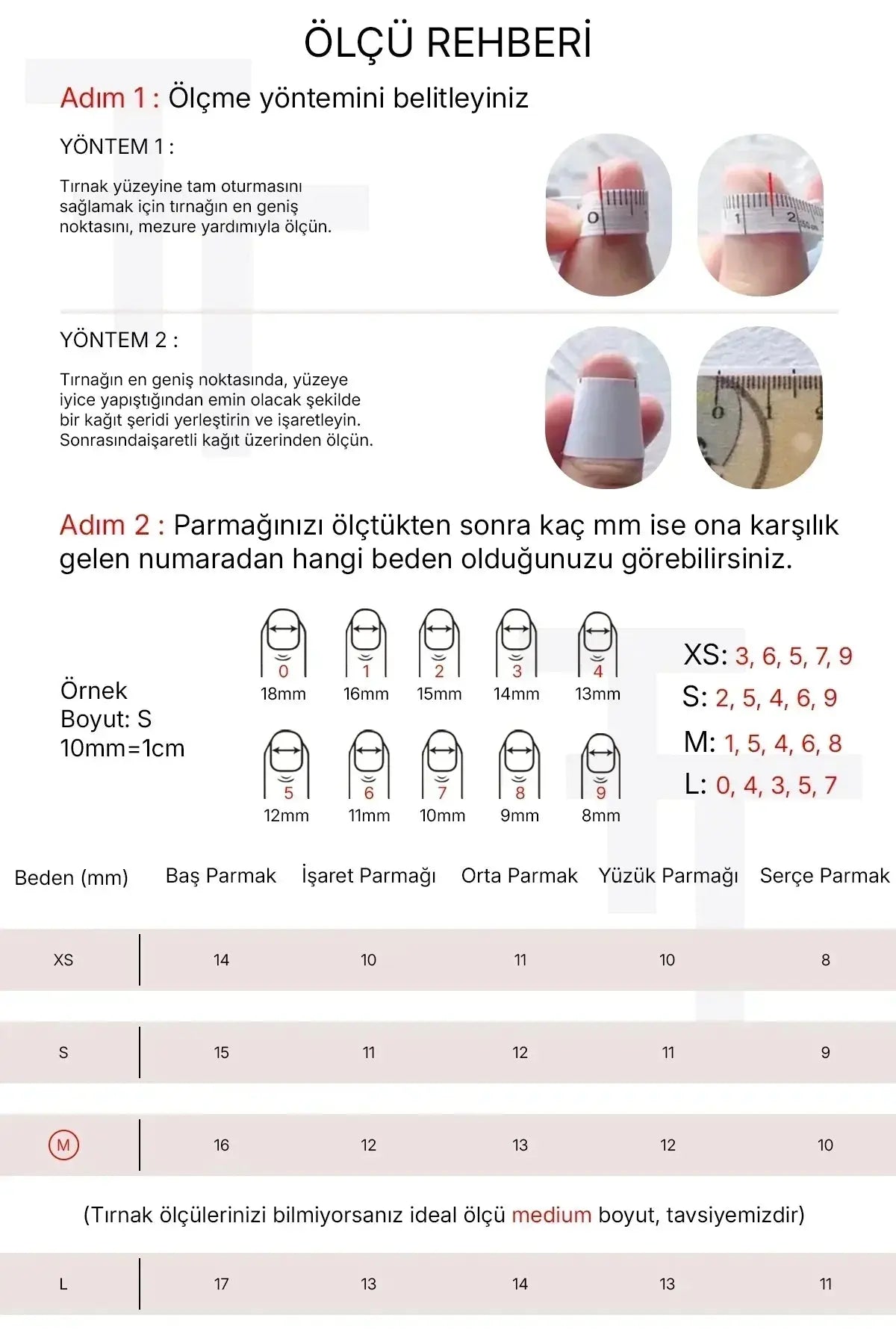 TT0638 - - 10'lu Tekrar Kullanılabilir El Yapımı Protez Takma Tırnak Takma Takma