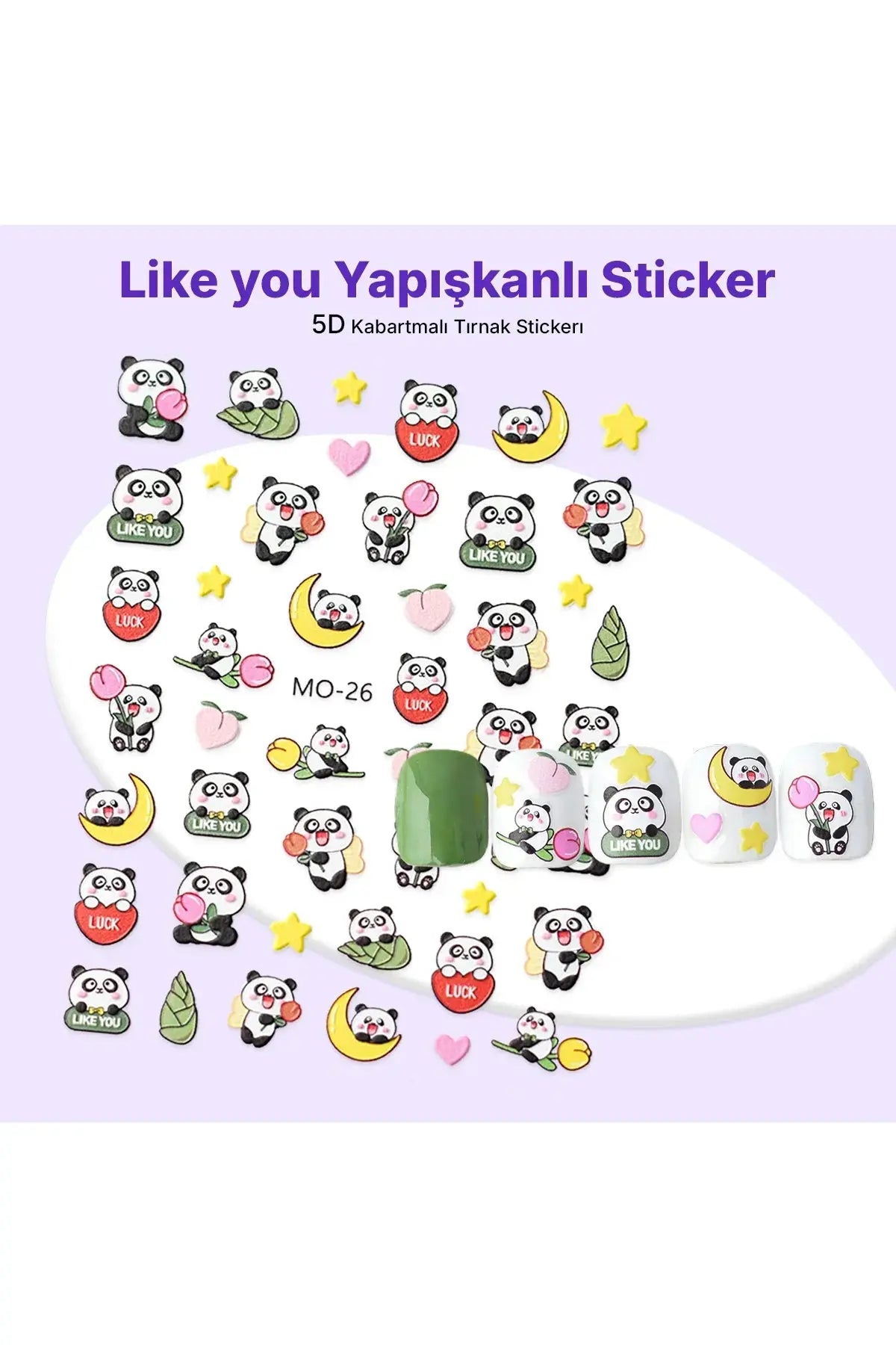 STC-MO-26 - Like you Yapışkanlı Sticker Takma Takma