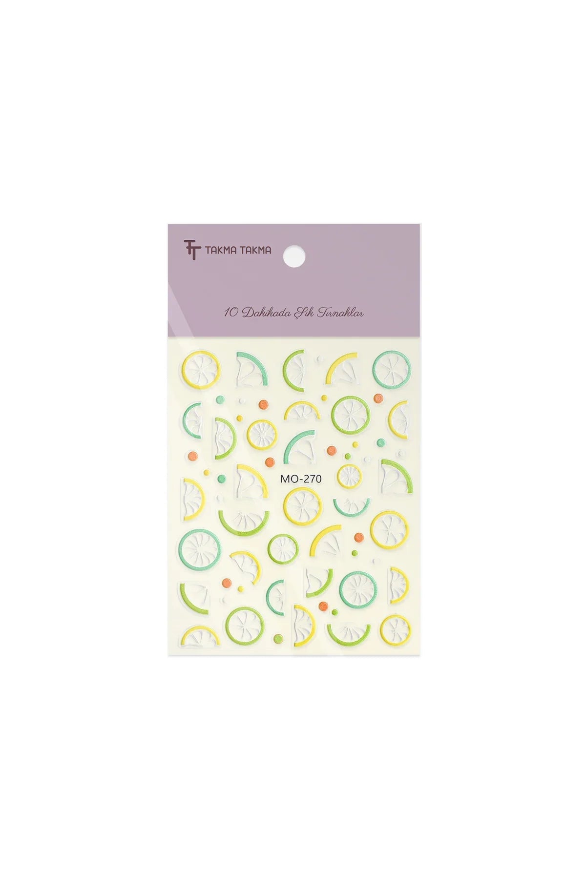 STC-MO-270 - Limon Yapışkanlı Sticker Takma Takma