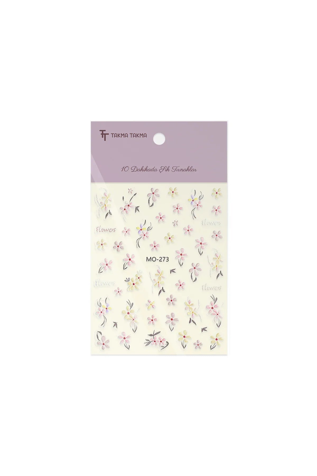 STC-MO-273 - Çiçek Yapışkan Sticker