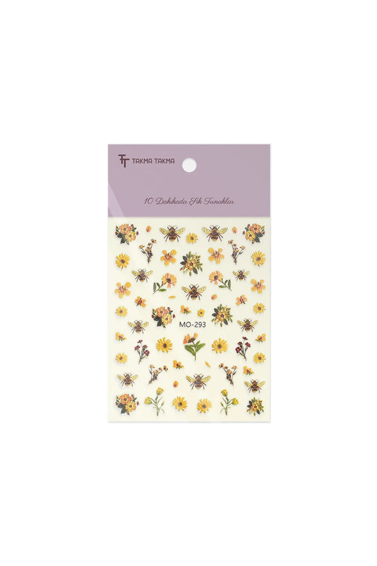 STC-MO-293 - Kır Çiçeği Yapışkanlı Sticker