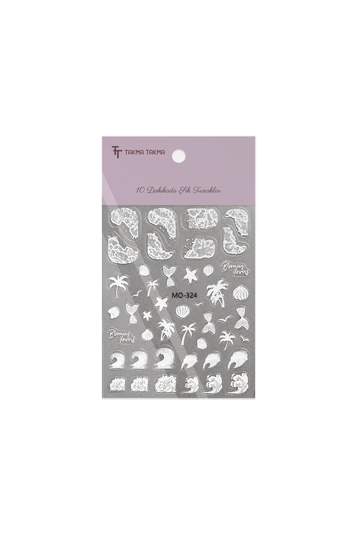 STC-MO-324 - Beyaz Yaz Emoji Yapışkanlı Sticker