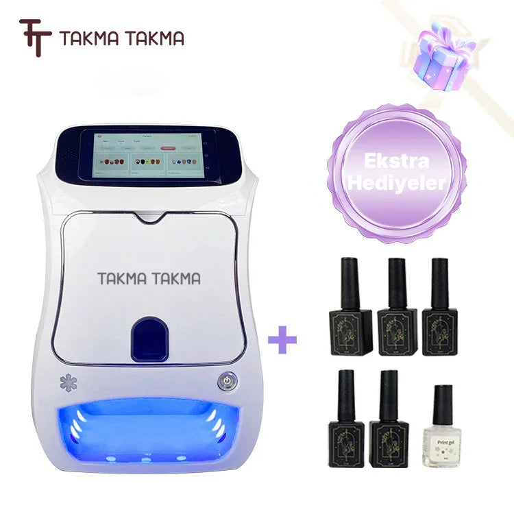 Takma Takma Nail Printer Tırnak Yazıcı Cihaz