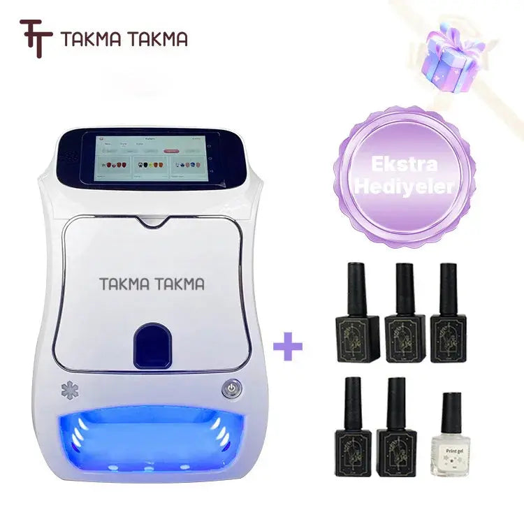 Takma Takma Nail Printer Tırnak Yazıcı Cihaz Takma Takma