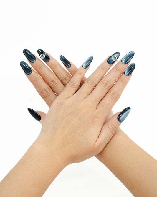 Tekrar Kullanılabilir El Yapımı Protez Takma Tırnak Libertas Özgürlüğü - 10'lu Kısa Oval - TT0910