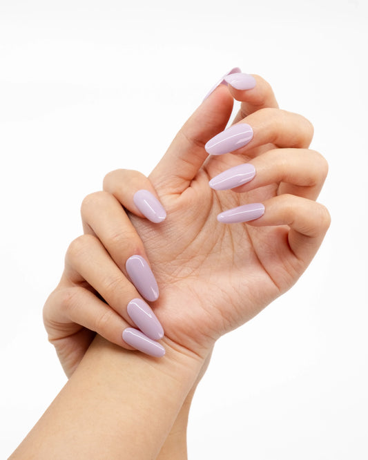 15'li Mor Kısa Oval TT1321 Tekrar Kullanılabilir El Yapımı Protez Takma Tırnak
