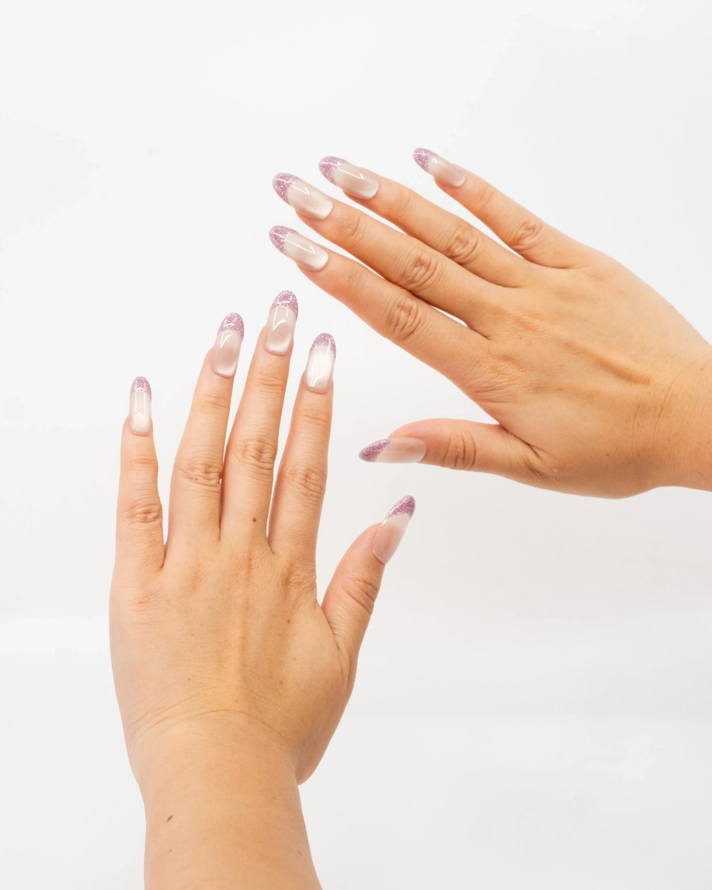 10'lu Ten Rengi Uzun Oval TT1359 Tekrar Kullanılabilir El Yapımı Protez Takma Tırnak