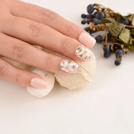 10'lu Pembe Kısa Balerin TT0529 Tekrar Kullanılabilir El Yapımı Protez Takma Tırnak