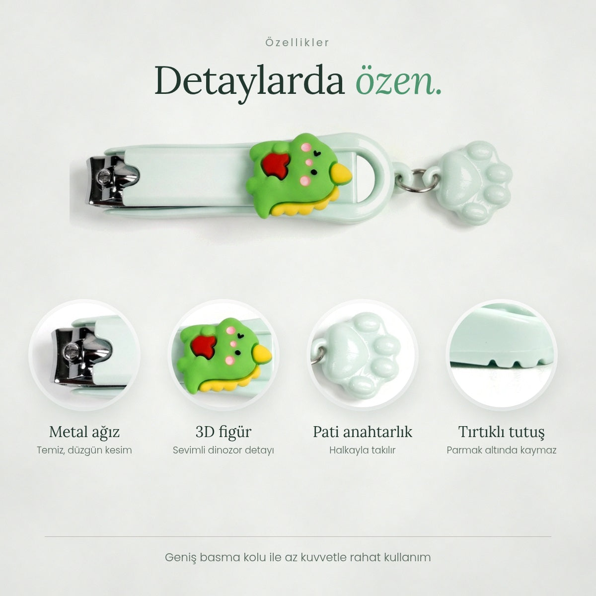 Çocuk Tırnak Makası Dinozor YTMS1758