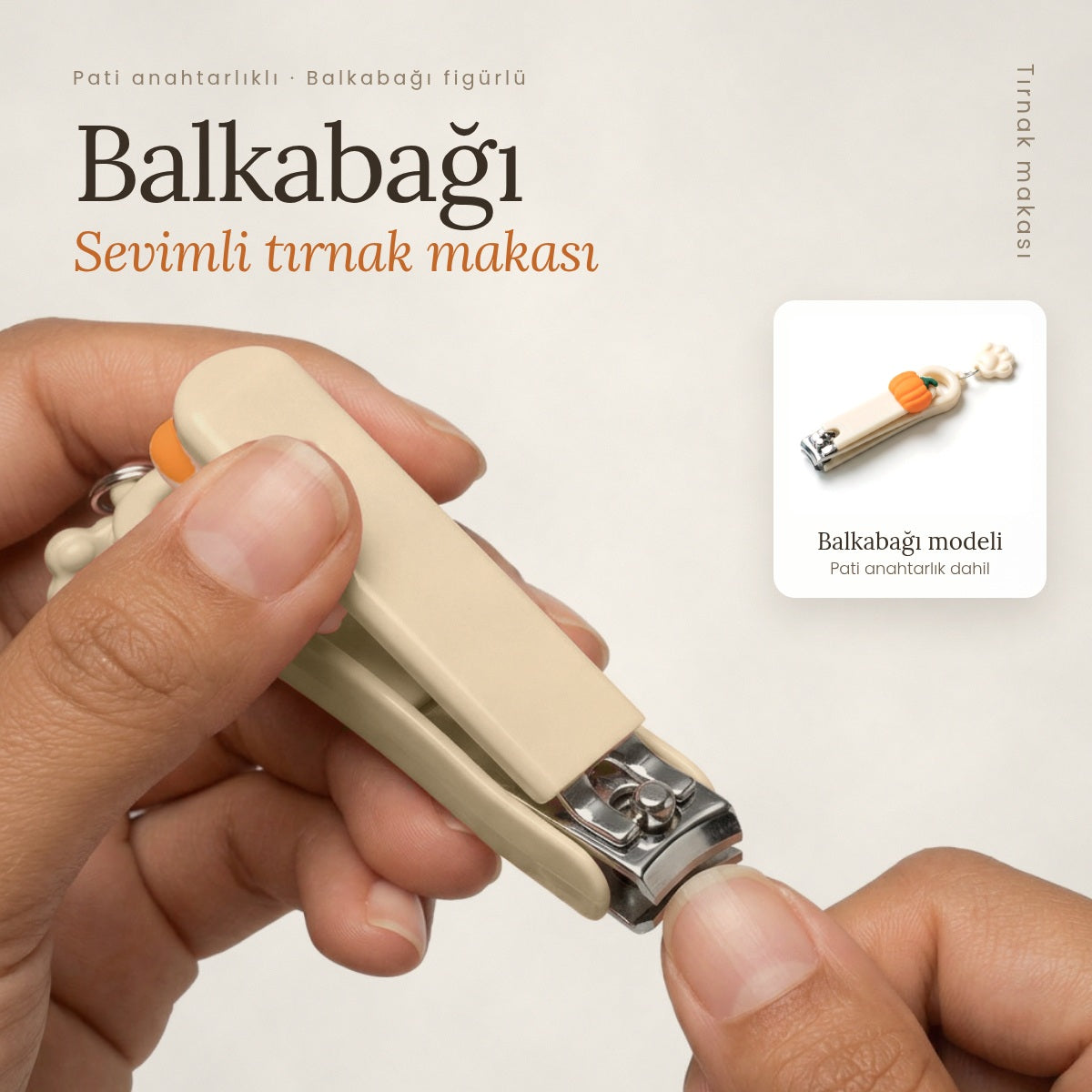 Çocuk Tırnak Makası Balkabağı YTMS1766