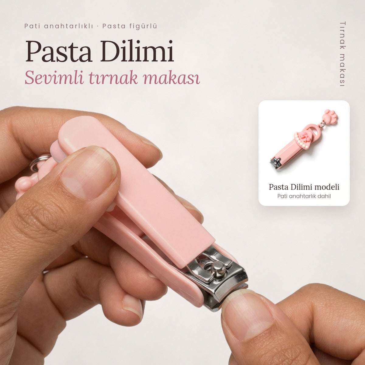 Çocuk Tırnak Makası Pasta Dilimi YTMS1772