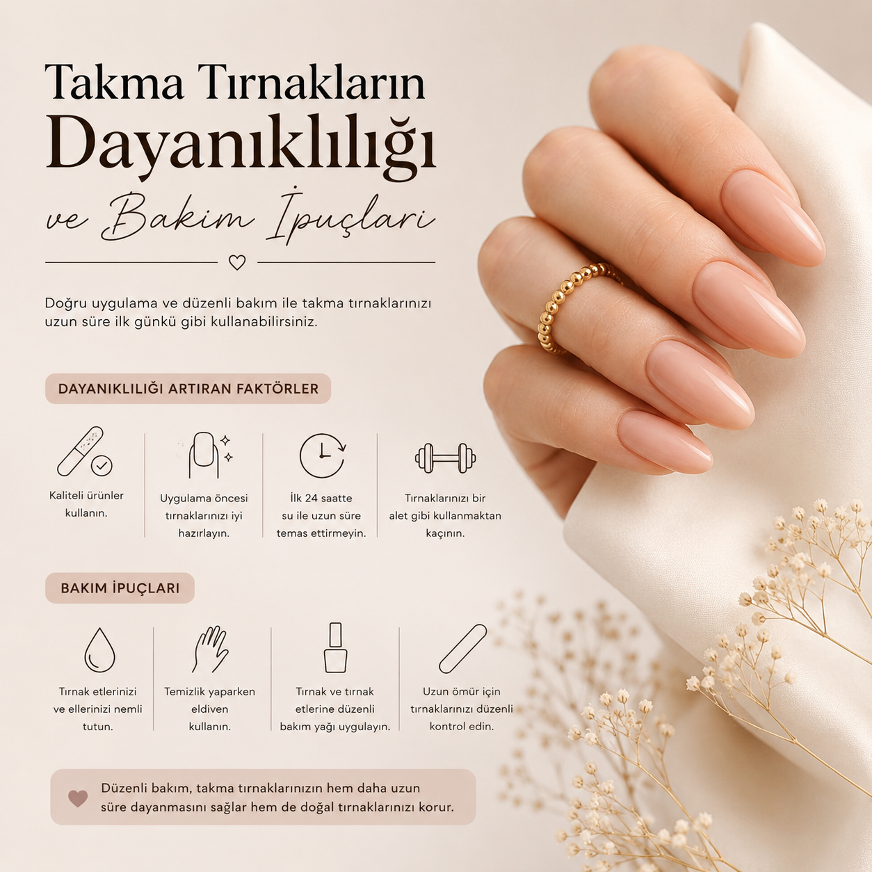 Takma Tırnakların Dayanıklılığı ve Bakım İpuçları