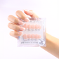 15'li Ten Rengi Kısa Balerin TT0575 Tekrar Kullanılabilir El Yapımı Protez Takma Tırnak