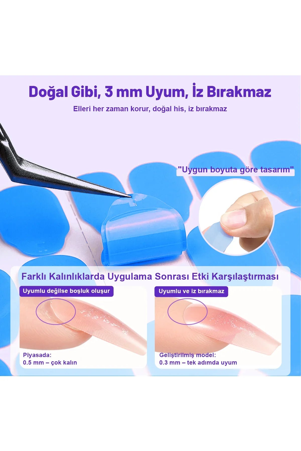 300 Adet Çift Taraflı Tak Çıkar Yapıştırma Bantı