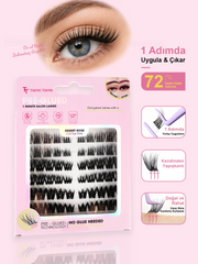 Takma Kirpik Kendinden Yapışkanlı Cat Eye Style Desert Rose KP1452