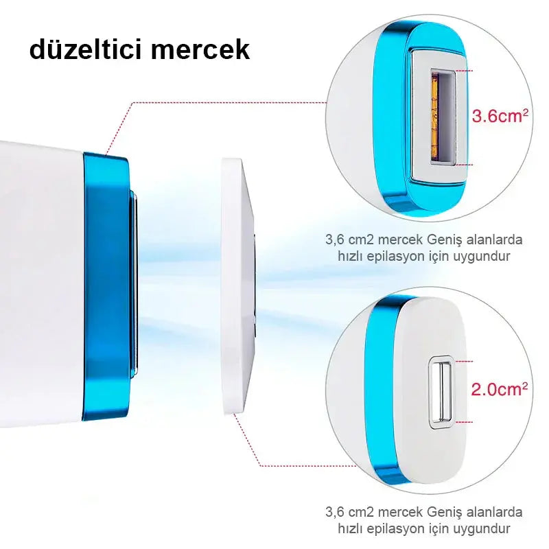 Mlay T4 Ekonomik Yüksek Soğutmalı Ipl Lazer Epilasyon Cihazı Takma Takma
