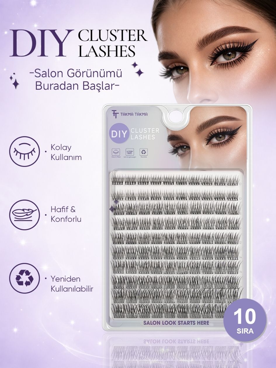 Takma Kirpik Fox Eye Demet Kirpik 10 Sıra İpek Kirpik Etkisi Nova RN10FX0016