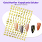STC-MO-002 - Gold Harfler Yapışkanlı Sticker