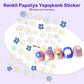 STC-MO-20 - Renkli Papatya Yapışkanlı Sticker