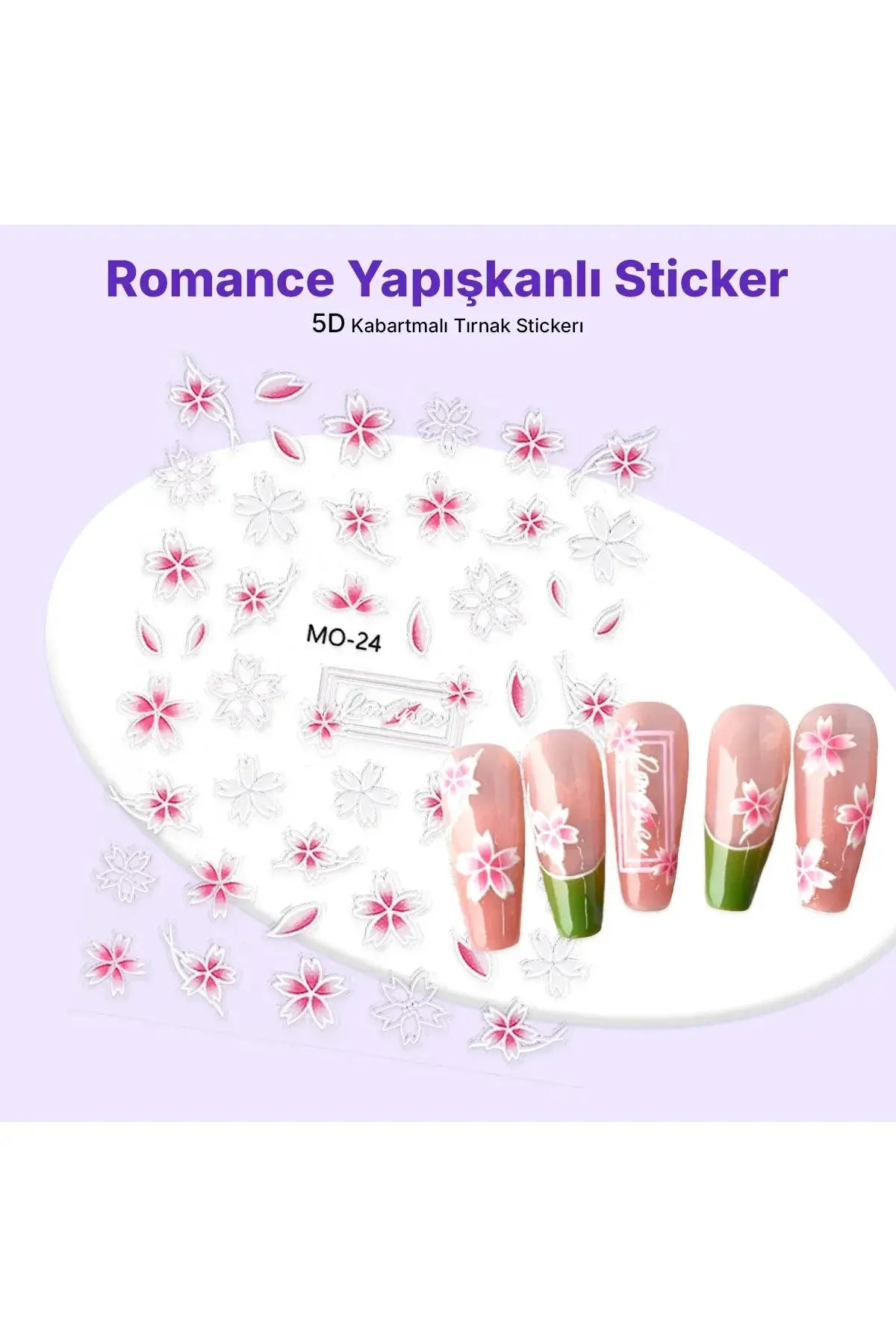 STC-MO-24 - Romance Yapışkanlı Sticker Takma Takma
