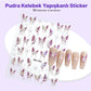 STC-MO-252 - Pudra Kelebek Yapışkanlı Sticker