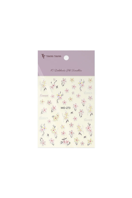 STC-MO-273 - Çiçek Yapışkan Sticker