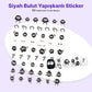 STC-MO-38 - Siyah Bulut Yapışkanlı Sticker
