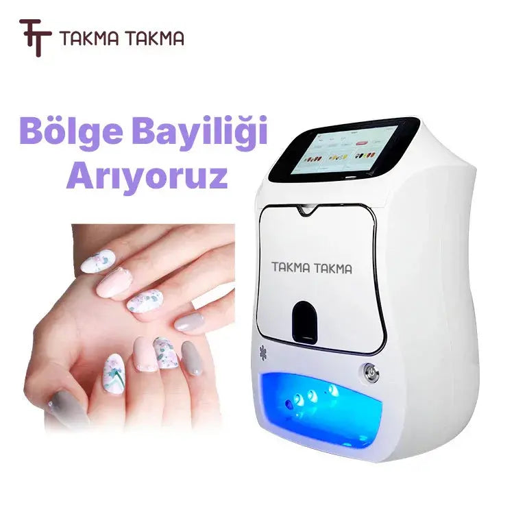 Takma Takma Nail Printer Tırnak Yazıcı Cihaz Takma Takma
