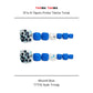 Tekrar Kullanılabilir El Yapımı Protez Takma Tırnak TT1112 - Moonlit Blue - 10'lu