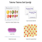 Tekrar Kullanılabilir El Yapımı Protez Takma Tırnak TT1186 - Summer Coolness - 10'lu