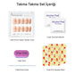 Tekrar Kullanılabilir El Yapımı Protez Takma Tırnak TT1257 Barely There 10'lu