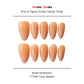 Tekrar Kullanılabilir El Yapımı Protez Takma Tırnak TT1261 Nude Obsession 10'lu