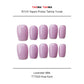 Tekrar Kullanılabilir El Yapımı Protez Takma Tırnak TT1320 - Lavender Milk 15'li