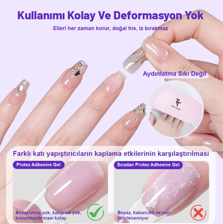 UV Lamba Taşınabilir Tırnak Kurutma Makinesi (Jel ile Kullanılmalı)