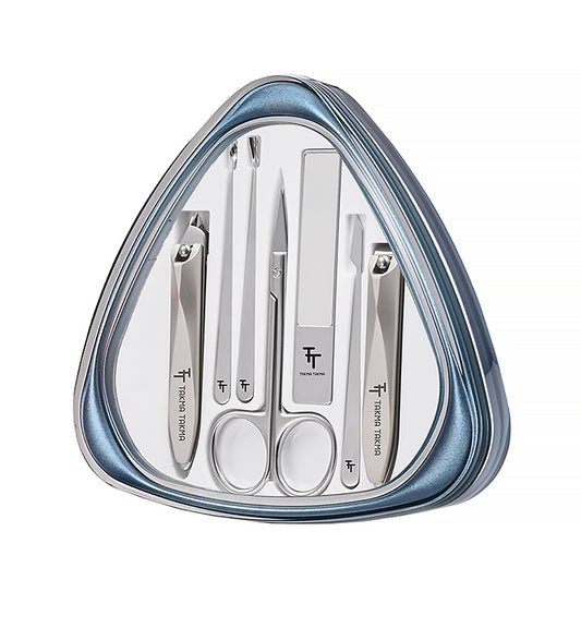YTMS1752  7 Parçalı Profesyonel Manikür & Pedikür Çelik Bakım Seti Tırnak makası