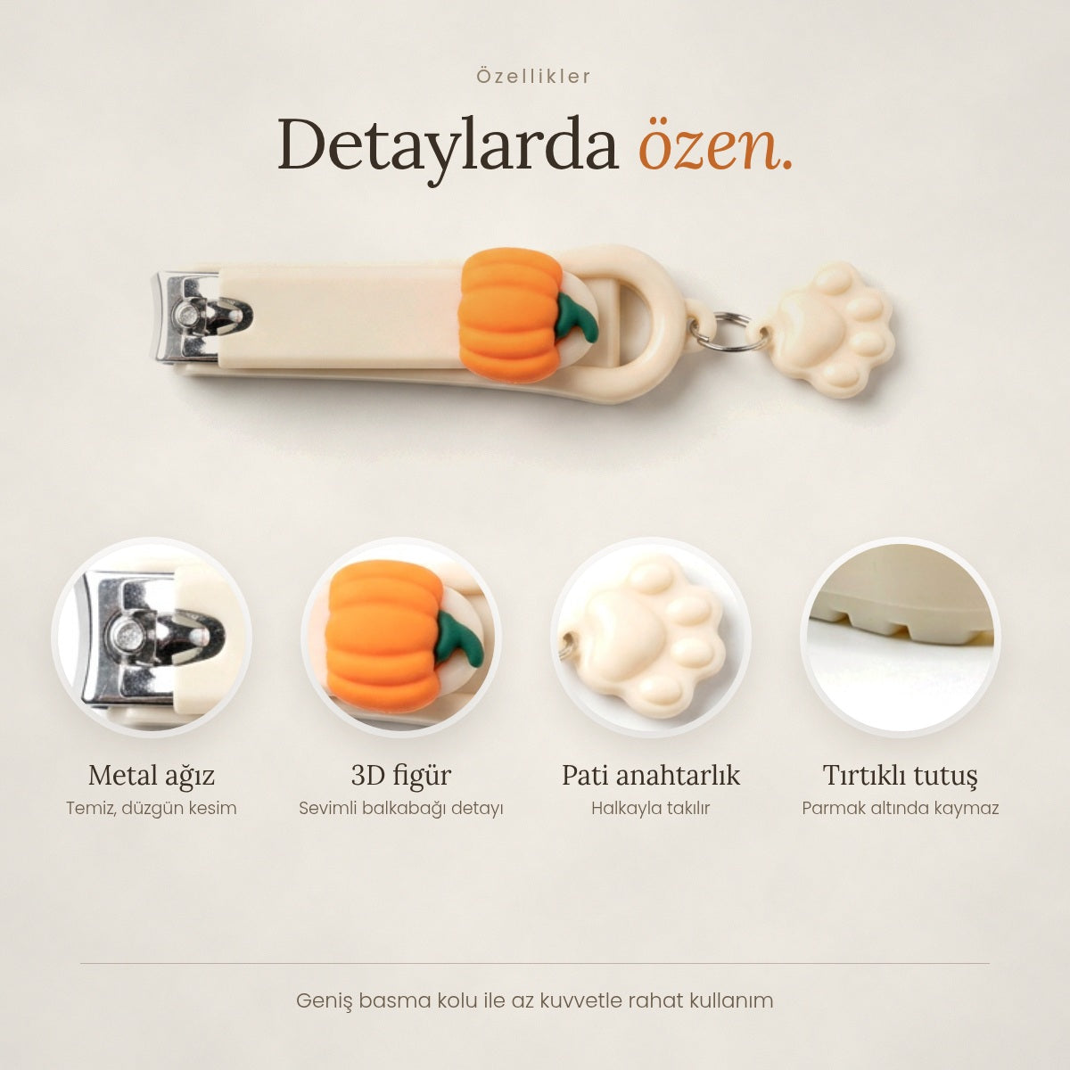 Çocuk Tırnak Makası Balkabağı YTMS1766