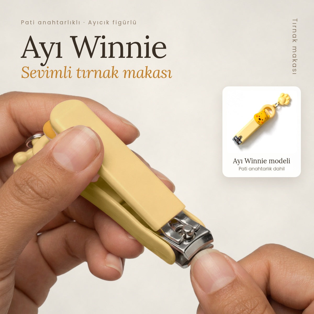 Çocuk Tırnak Makası Ayı Winnie YTMS1767